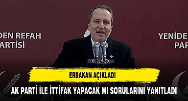 Erbakan açıkladı! AK Parti ile ittifak yapacak mı?