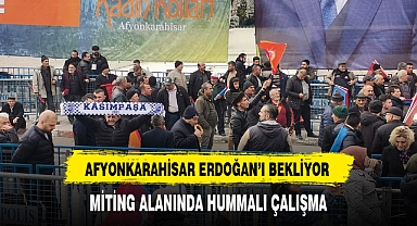ERDOĞAN'IN MİTİNGİ ÖNCESİNDE ALANA GİRİŞLER BAŞLADI