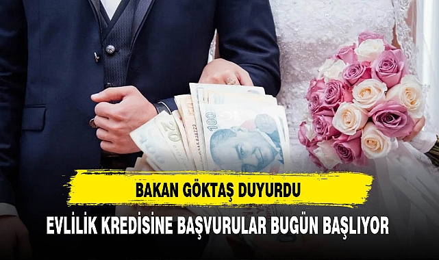 Evlilik Kredisi Başvuruları Bugün Başlıyor