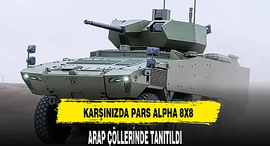 FNSS'nin yeni zırhlı kara aracı PARS ALPHA 8X8 tanıtıldı