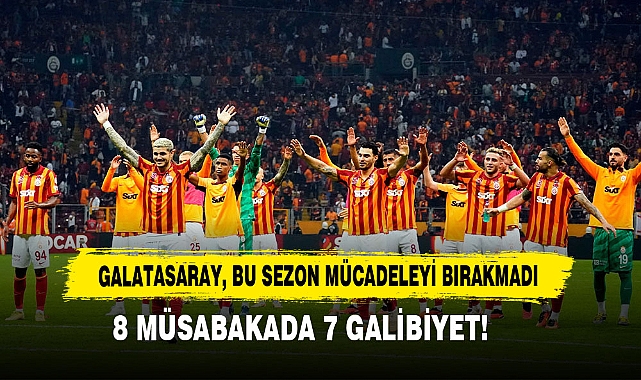 Galatasaray, Bu Sezon Mücadeleyi Bırakmadı