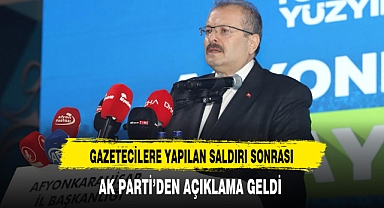 Gazetecilere Yapılan Saldırı Sonrası AK Parti'den Açıklama Geldi