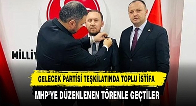 Gelecek Partisi Bolu İl Başkanı ve Yönetimi Topluca MHP'ye Katıldı