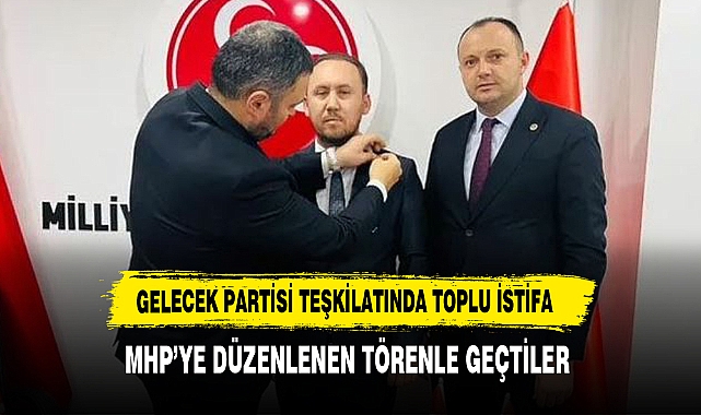 Gelecek Partisi Bolu İl Başkanı ve Yönetimi Topluca MHP'ye Katıldı
