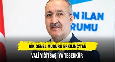 Genel Müdür Erkılınç Vali Yiğitbaşı'ya Teşekkür Etti