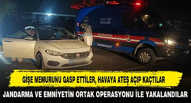 GİŞE MEMURUNU GASP ETTİLER, HAVAYA ATEŞ AÇIP KAÇTILAR