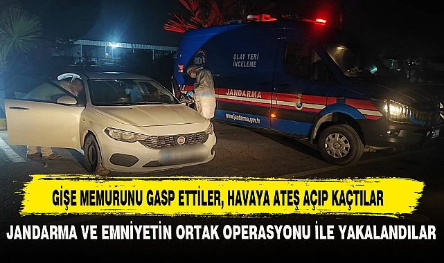 GİŞE MEMURUNU GASP ETTİLER, HAVAYA ATEŞ AÇIP KAÇTILAR