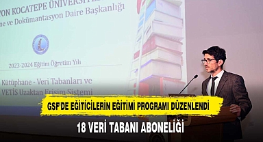 GSF’de Eğiticilerin Eğitimi Programı Düzenlendi