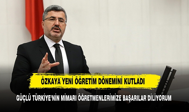 "GÜÇLÜ TÜRKİYE'NİN MİMARI ÖGRETMENLERİMİZE BAŞARILAR DİLİYORUM"
