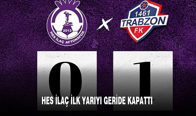 HES İLAÇ  TRABZON KARŞISINDA İLK YARIYI GERİDE KAPATTI