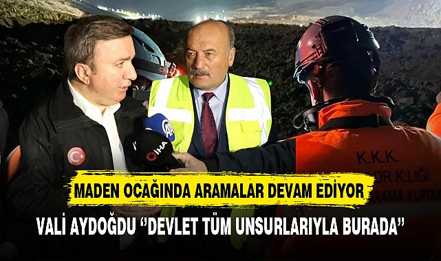 Heyelan Sonrası Arama Kurtarma Çalışmaları Devam Ediyor