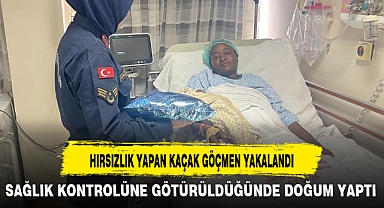 HIRSIZLIK YAPAN KAÇAK GÖÇMEN YAKALANDI