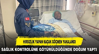 HIRSIZLIK YAPAN KAÇAK GÖÇMEN YAKALANDI