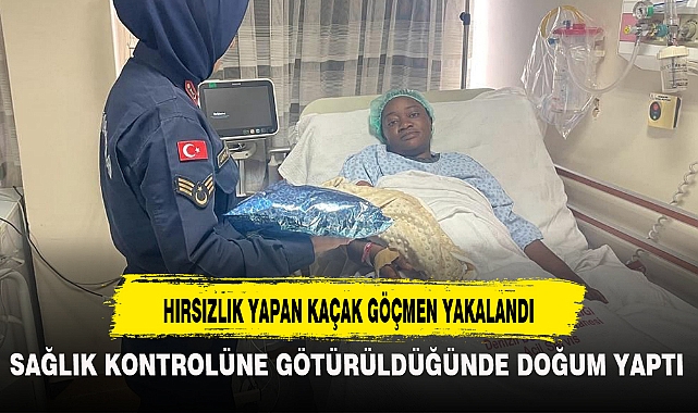 HIRSIZLIK YAPAN KAÇAK GÖÇMEN YAKALANDI