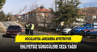 Hocalar'da Ehliyetsiz Sürücülere Ceza Yağdı