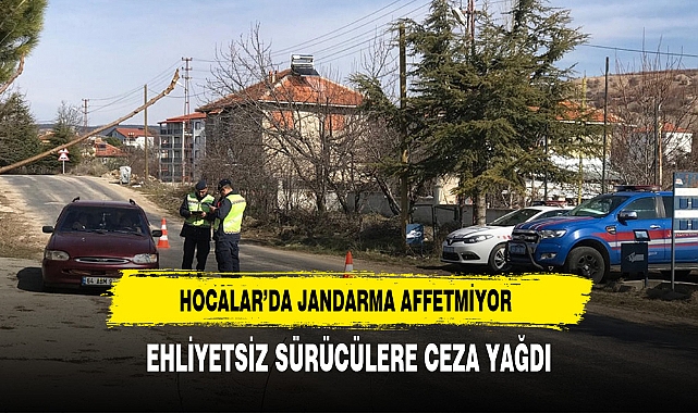 Hocalar'da Ehliyetsiz Sürücülere Ceza Yağdı