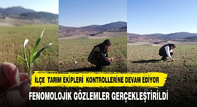 Hocalar İlçe Tarım ve Orman Müdürlüğü ekipleri ilçede arazi kontrollerine devam ediyor.