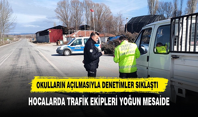 Hocalar İlçesi'nde Okul Güvenliği Denetimleri Gerçekleştirildi
