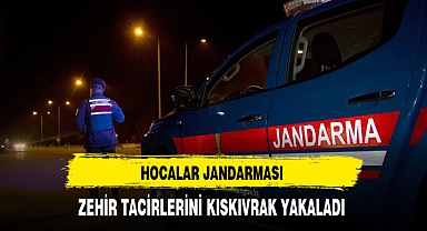 Hocalar Jandarması Zehir Tacirlerini Kıskıvrak Yakaladı