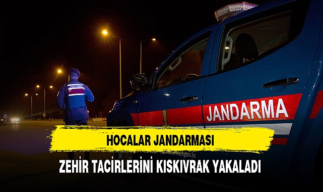 Hocalar Jandarması Zehir Tacirlerini Kıskıvrak Yakaladı