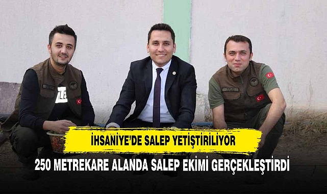 İhsaniye’de Salep Yetiştiriliyor