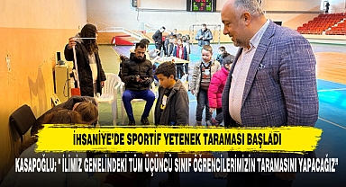 İhsaniye’de Sportif Yetenek Taraması Başladı