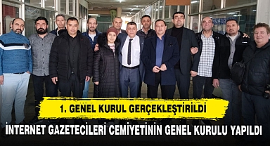 İnternet Gazetecileri Cemiyetinin Genel Kurulu Yapıldı
