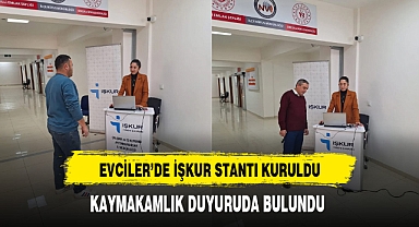 İŞKUR Evciler'de Stant Kurdu
