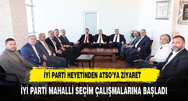 İYİ PARTİ HEYETİ, ATSO’YU ZİYARET ETTİ