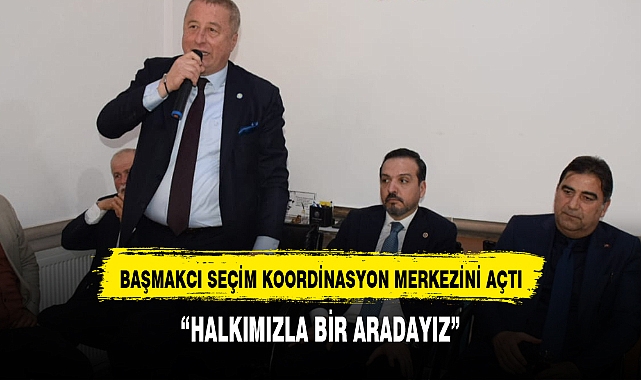İYİ PARTİ'YE BAŞMAKÇI'DA YOĞUN İLGİ