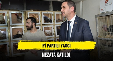 İYİ Partili Yağcı Mezata Katıldı