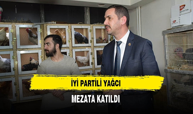 İYİ Partili Yağcı Mezata Katıldı