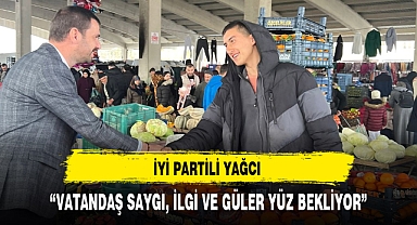 İYİ Partili Yağcı Pazar Esnafıyla Bir Araya Geldi