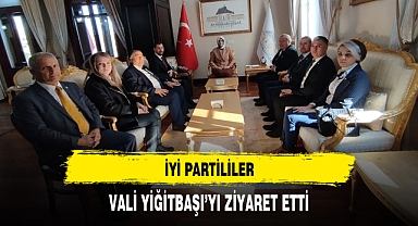 İYİ Partililer Vali Yiğitbaşı'yı Ziyaret Etti