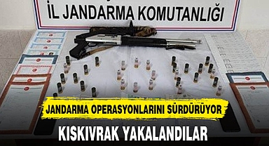 Jandarma Ekipleri Kıskıvrak Yakaladı