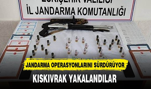 Jandarma Ekipleri Kıskıvrak Yakaladı