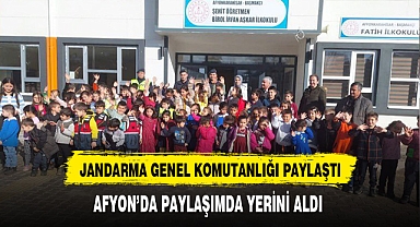 Jandarma Genel Komutanlığı Paylaştı Afyon'da Paylaşımda Yerini Aldı