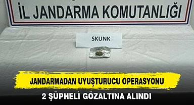 JANDARMADAN UYUŞTURUCU OPERASYONU