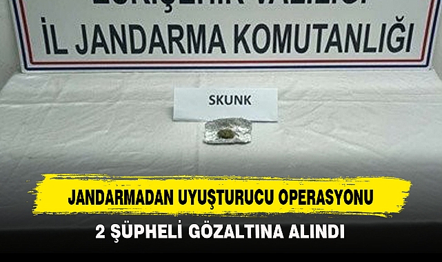 JANDARMADAN UYUŞTURUCU OPERASYONU