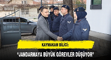 “JANDARMAYA BÜYÜK GÖREVLER DÜŞÜYOR”