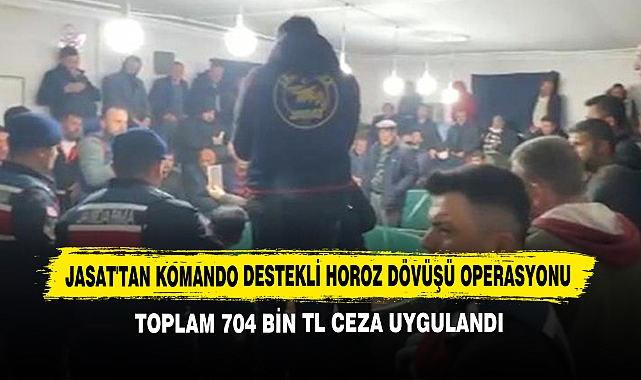Jasat'tan Komando Destekli Horoz Dövüşü Operasyonu