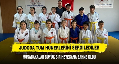 Judoda Tüm Hünerlerini Sergilediler