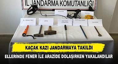 Kaçak Kazı Jandarmaya Takıldı