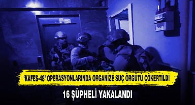 'KAFES-48' Operasyonlarında Organize Suç Örgütü Çökertildi
