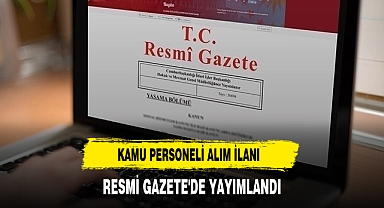 Kamu Personeli Alım İlanı