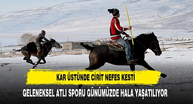Kar Üstünde Cirit Nefes Kesti
