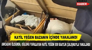 Katil Yeğen Bazanın İçinde Yakalandı