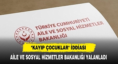 "Kayıp Çocuklar" İddiası