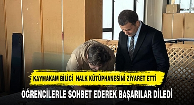 KAYMAKAM BİLİCİ, EMİRDAĞ KADIN KÜLTÜR EVİ VE İLÇE HALK KÜTÜPHANESİNİ ZİYARET ETTİ