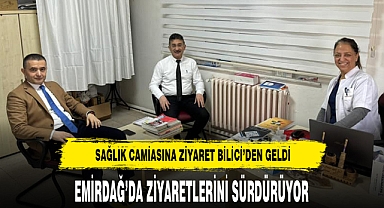 Kaymakam Bilici Sağlık Camiasını Ziyaret Etti